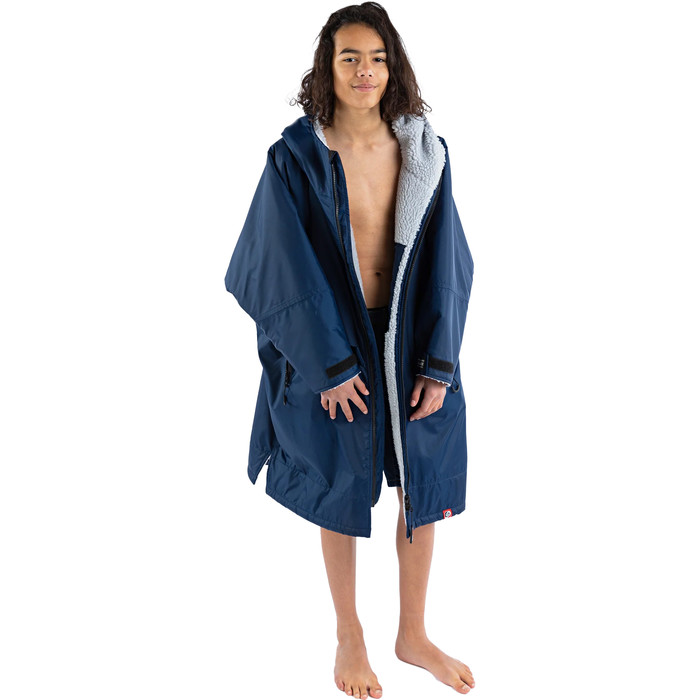 2024 Dryrobe Junior Advance Cambio De Manga Larga Robe V3 V3KSLSDA - Navy / Blue / Grey